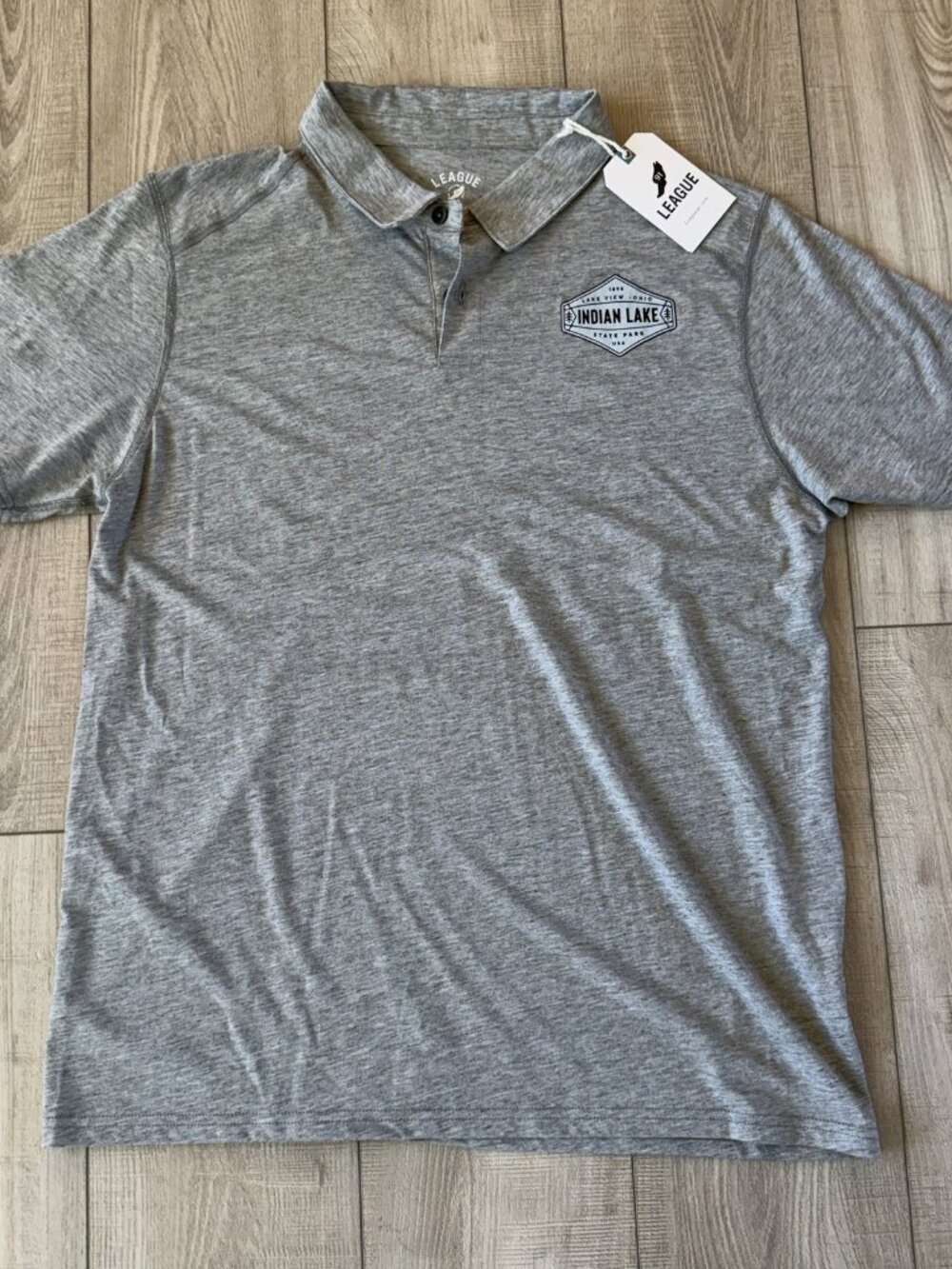 LEAGUE Indian Lake State Park Ohio Polo Shirt